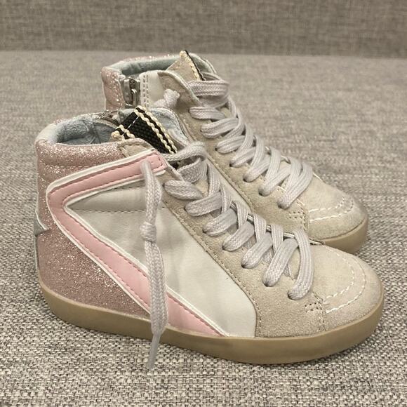 NEW ShuShop Rooney Kids Champagne Glitter size 5 NWT - Picture 1 of 6